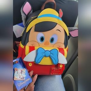 Disney Loungefly Pinocchio and included Limited Edition Pin